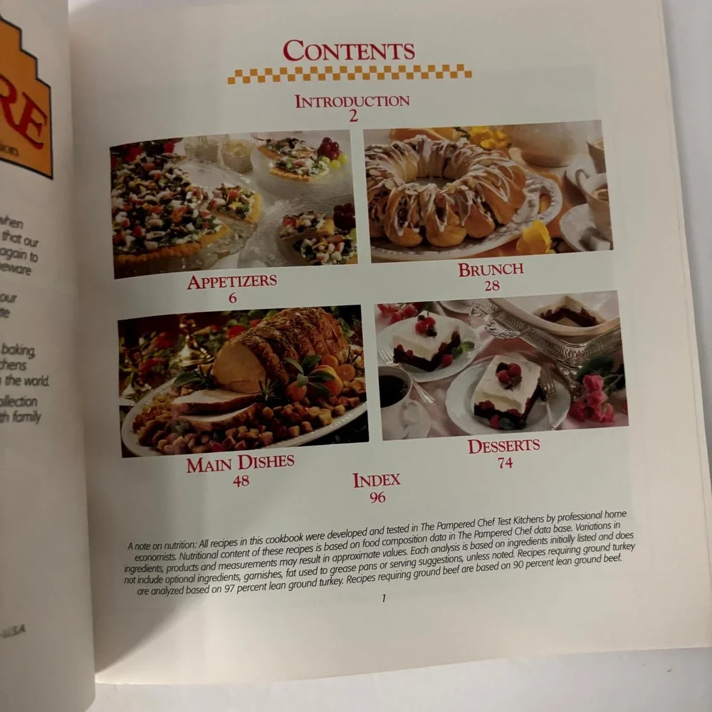 Pampered Chef Stoneware Sensations Cookbook Doris Christopher 1997 Paperback